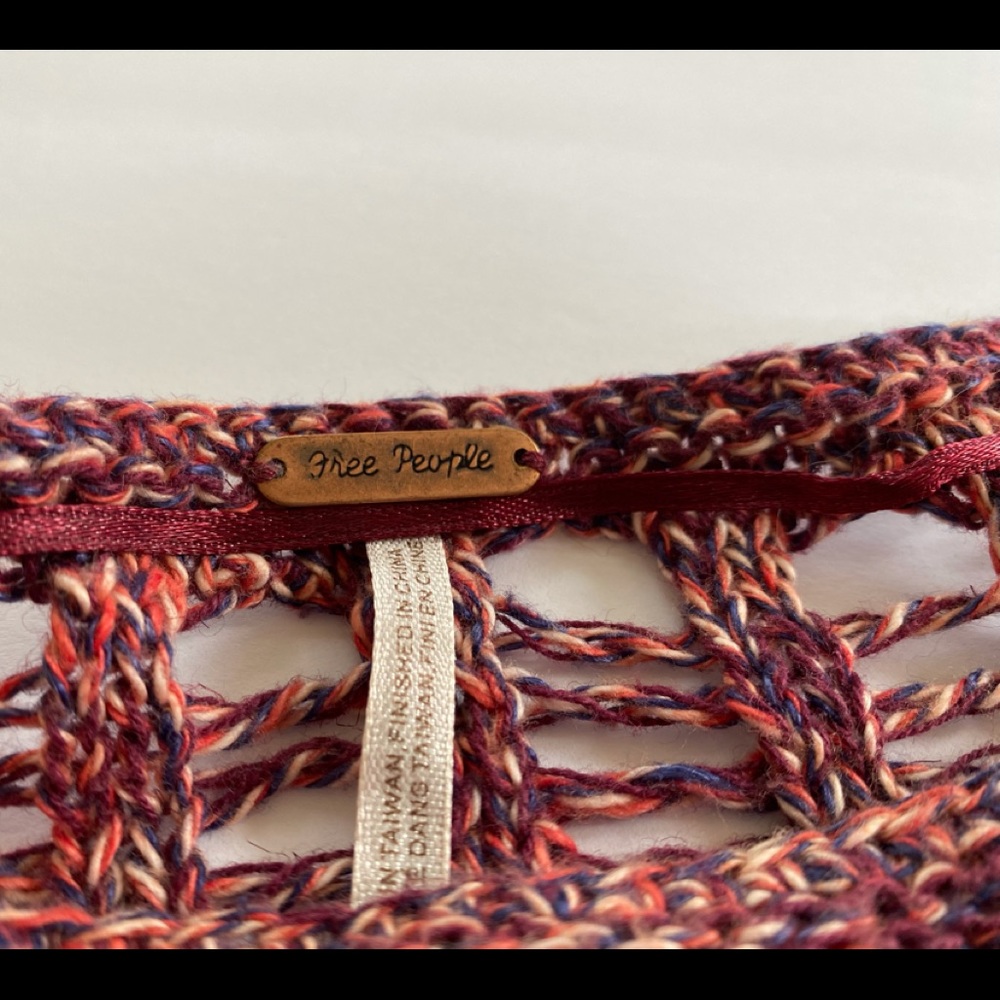 Free People sweater, multi color, size M. - Picture 9 of 9